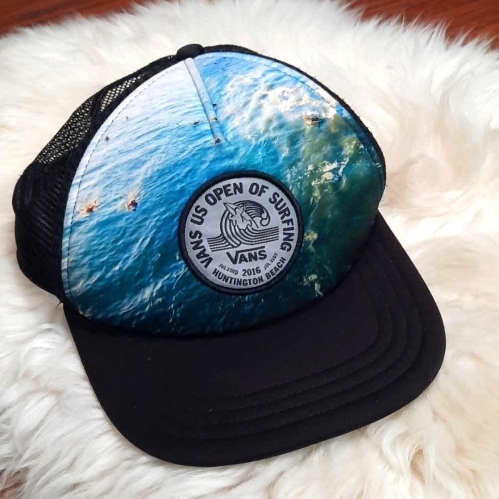 VANS Rare US Open 2016 Surf Logo Snapback Hat - Picture 1 of 6